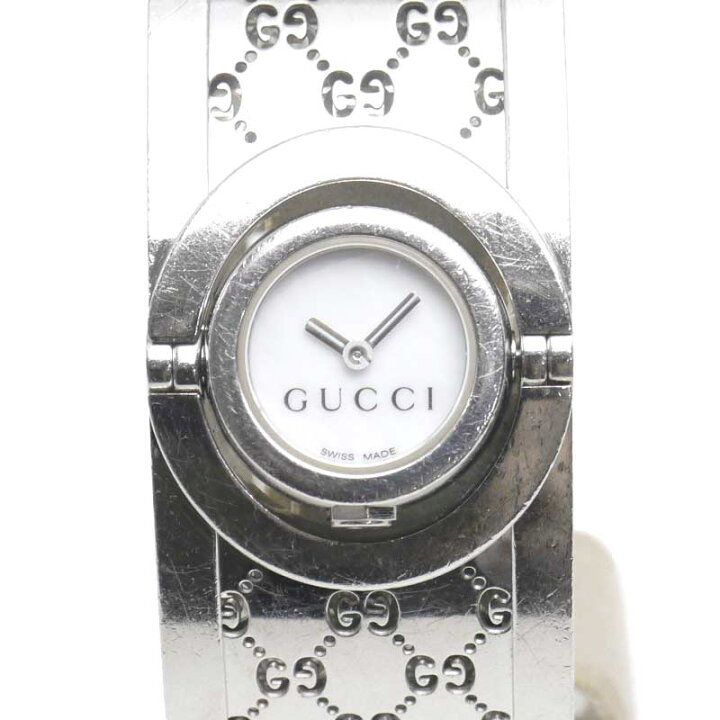 楽天市場】【中古】グッチ GUCCI バングルウォッチ 112 レディース  