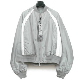 未使用｜【中古】エアディオール ナイキ エアジョーダン ボンバー ジャケット 033C401A4805 サイズ46 シルバーグレー系【質屋鑑定品】