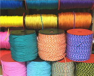 ◆パラコード550／1〜30m カット販売◆カラー(101)〜(130)◆Paracord 550 7Strand 4mm◆