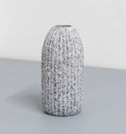 【AJI PROJECT】自然石　花器　花瓶　一輪挿し　自然　石　香川県　アート　インテリア　雑貨【庵治石】SABO5 flower vase OT-VASE-sabo-C