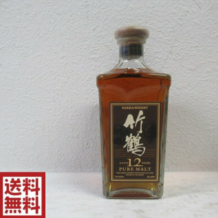 楽天市場】【東京都内発送限定】【送料無料】ニッカ 竹鶴12年 角瓶  