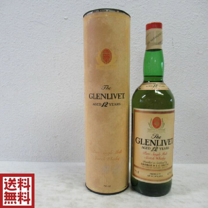 楽天市場】【送料無料】The GLEN LIVET グレンリベット 12年 赤アザミ 
