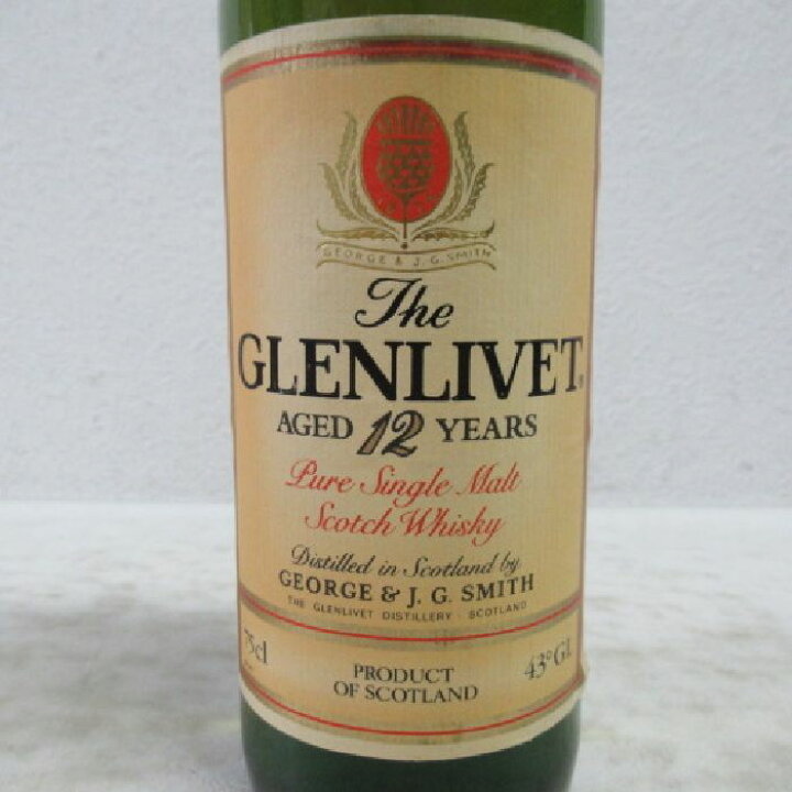 楽天市場】【送料無料】The GLEN LIVET グレンリベット 12年 赤アザミ