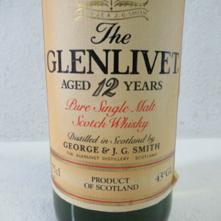 楽天市場】【送料無料】The GLEN LIVET グレンリベット 12年 赤アザミ 