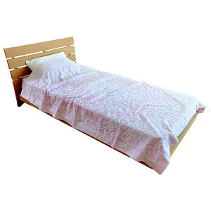 今治産 ジャカード織り 大判厚手 タオルケット ルナール メーカー直送‐‐ワイドロング シングルロング 日本製 綿100% 150×210cm ピンク ブルー 吸水速乾 夏掛け 肌掛け