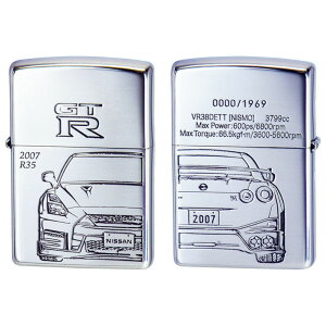 ���Y ZIPPO NISSAN SKYLINE GT-R R-35 �V���A���i���o�[���� �X�J�C���C�� �W�b�|�[ ���C�^�[ �W�b�| Zippo �I�C�����C�^�[ zippo ���C�^�[ NISMO �j�X�� ���K�i