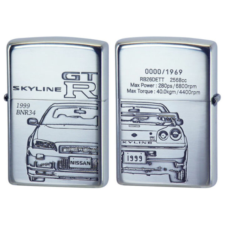 楽天市場】日産 ZIPPO NISSAN SKYLINE GT-R BNR34 生誕50周年記念  