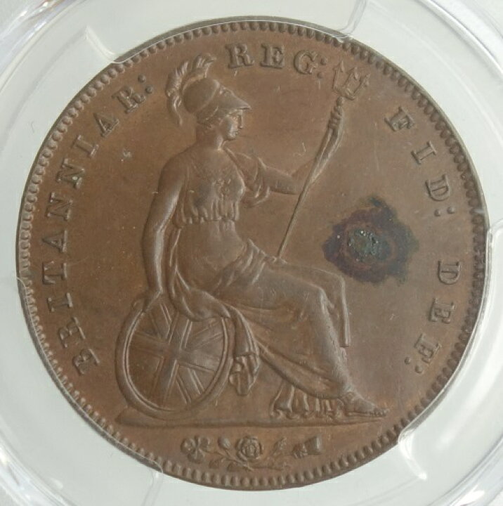 楽天市場】イギリス ヴィクトリア女王 1ペニー銅貨 1857年 PCGS鑑定 