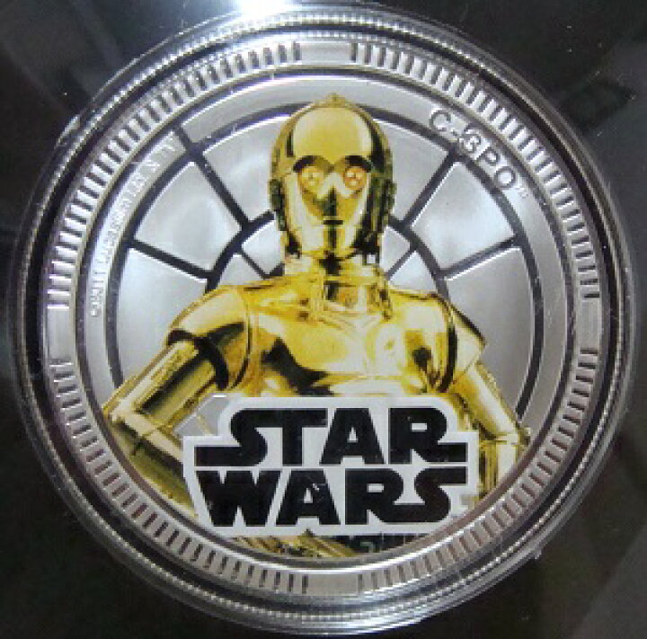 楽天市場】ニウエ スターウォーズC−3PO1ドル貨 2011年 : 紅林コイン