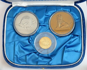 【記念メダル】沖縄国際海洋博覧会公式記念メダル金・銀・銅セット EXPO’751975年 昭和50年