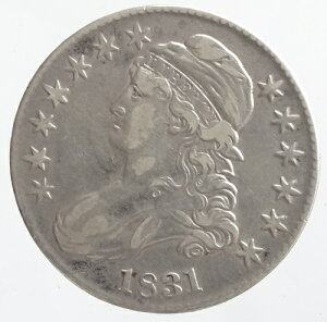 AJ CAPPED BUST 50Zg 1835N