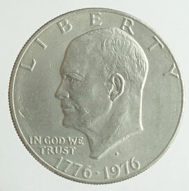アメリカアイゼンハワー1ドル白銅貨1776-1976年-D