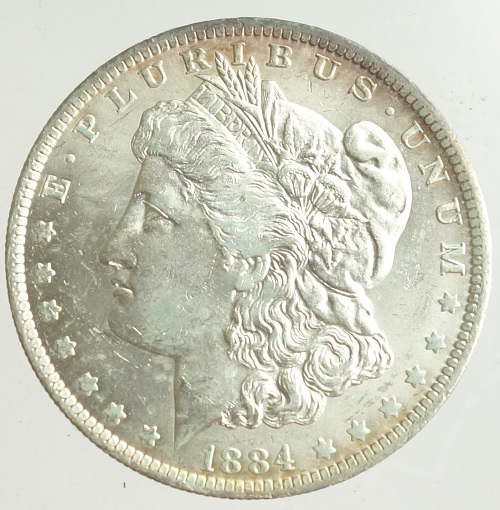 アメリカモルガン1ドル銀貨1884年-O 市場 極美品 爆売りセール開催中