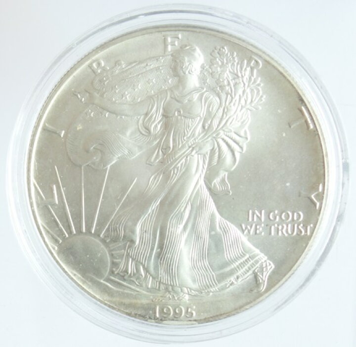 楽天市場】アメリカ イーグル 1ドル銀貨 1995年 未使用 : 紅林コイン