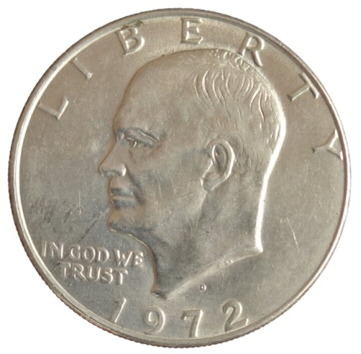 楽天市場】アメリカアイゼンハワー1ドル白銅貨1972年-D : 紅林コイン