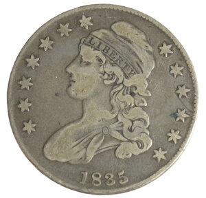 AJ CAPPED BUST 50Zg 1835N