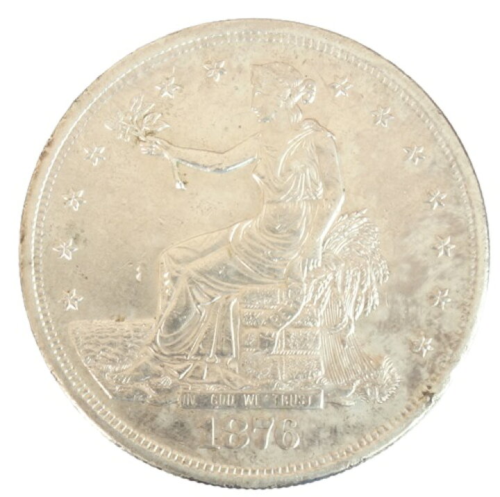 楽天市場】アメリカ Trade Dollar 貿易銀 1ドル銀貨 1876年-S 未使用 