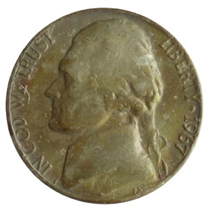 AJ@Jefferson Nickel@5Zg݁@1967N