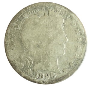 AJ@o[o[ NH[^[@Barber Quarter@25Zg݁@1898N