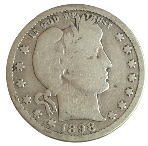 AJ@o[o[ NH[^[@Barber Quarter@25Zg݁@1898N