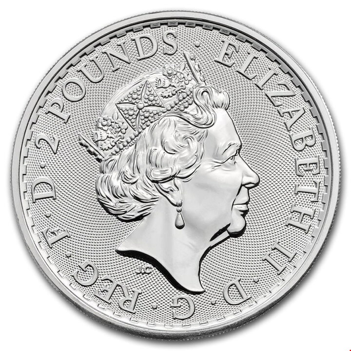 楽天市場】2021 イギリス ブリタニア銀貨 ブリタニアシルバー 2ポンド 