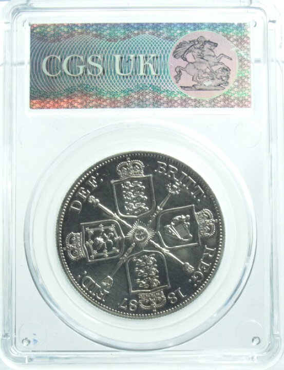 楽天市場】イギリス ヴィクトリア女王 ダブルフローリンプルーフ銀貨 