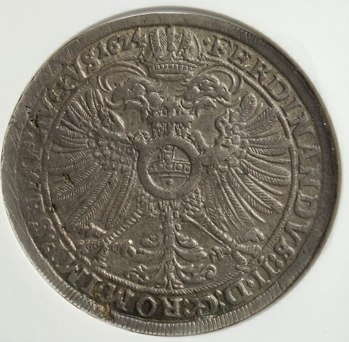楽天市場】ドイツ ハーナウ・ミュンツェンベルク ターラー銀貨 1624年 