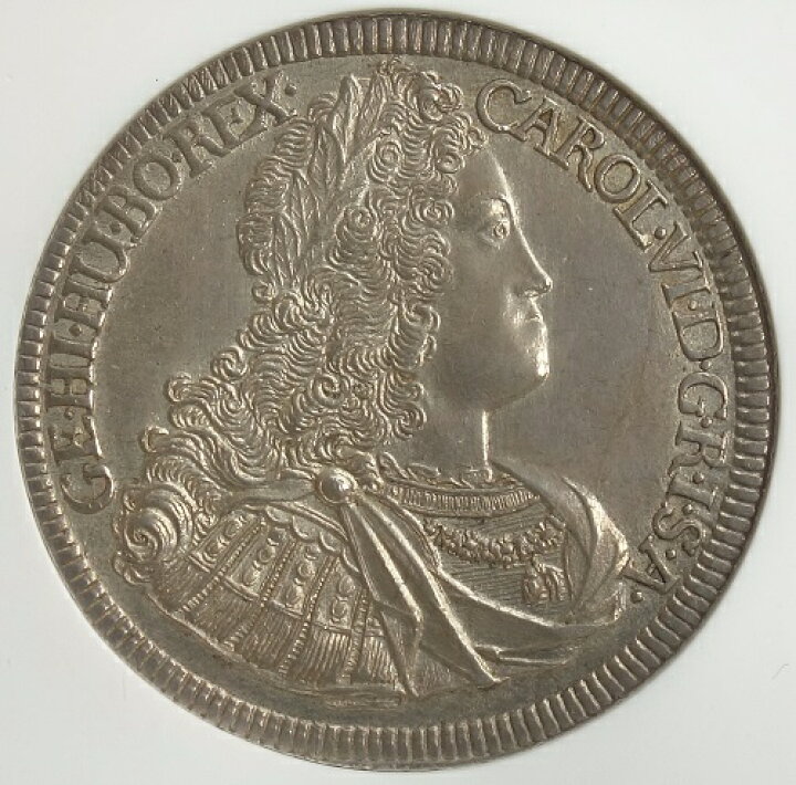 楽天市場】オーストリア カール6世 ターラー銀貨 1727年 NGC鑑定【AU58 