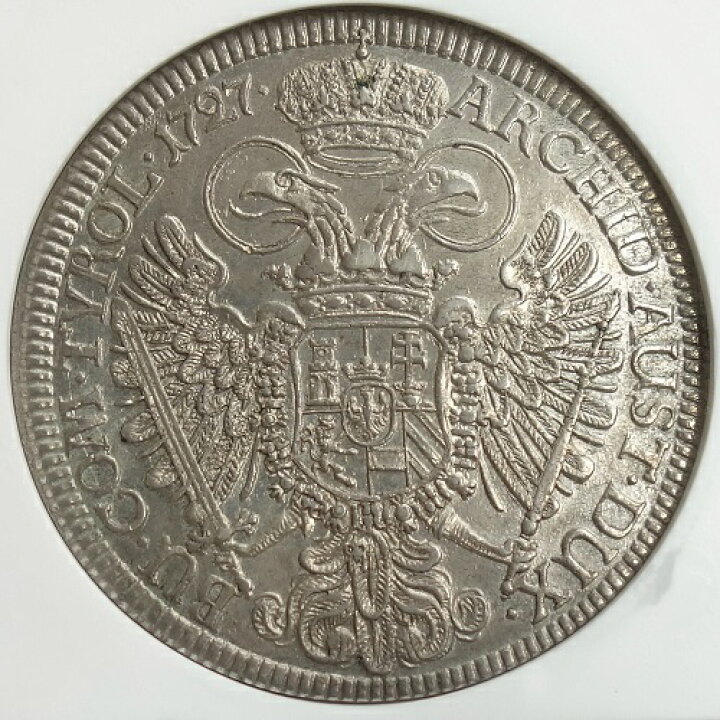 楽天市場】オーストリア カール6世 ターラー銀貨 1727年 NGC鑑定【AU58 