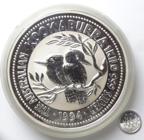 楽天市場】オーストラリア クッカバラ（カワセミ）30ドル銀貨（1kg