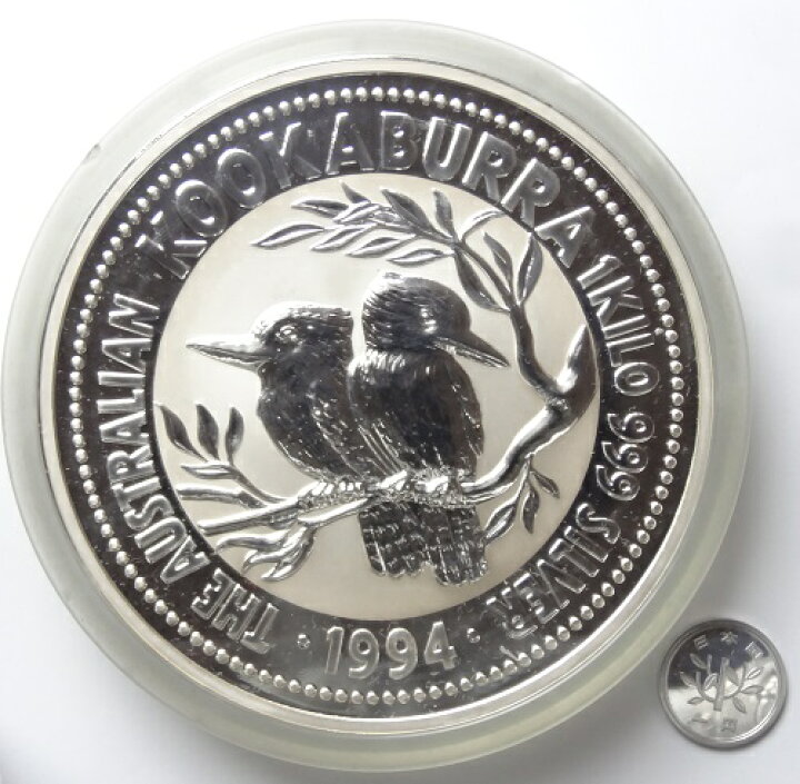 楽天市場】オーストラリア クッカバラ（カワセミ）30ドル銀貨（1kg 
