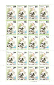【切手シート】自然保護シリーズ　アホウドリ　20円20面シート　昭和50年（1975）