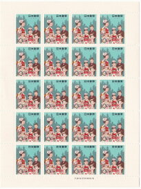 【切手シート】季節の行事シリーズ　七五三　10円 20面シート　昭和37年（1962）