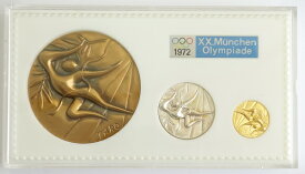 ドイツ　第20回オリンピックミュンヘン大会公式参加メダル　金・銀・銅メダル　3種セット