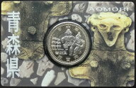 【カード型 Aセット 単体】地方自治 記念硬貨　平成22年（2010）地方自治法青森 500円記念貨