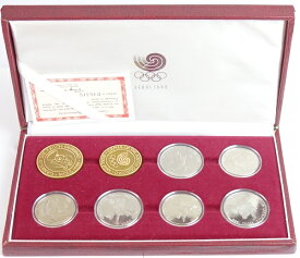 韓国　ソウルオリンピック1988　2000ウォン・1000ウォン白銅貨　6種セット