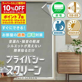 防音対策・外からシルエットが見えない・簡単貼るだけ「プライバシースクリーン」サイズ:幅30〜280cm×丈35〜250cm