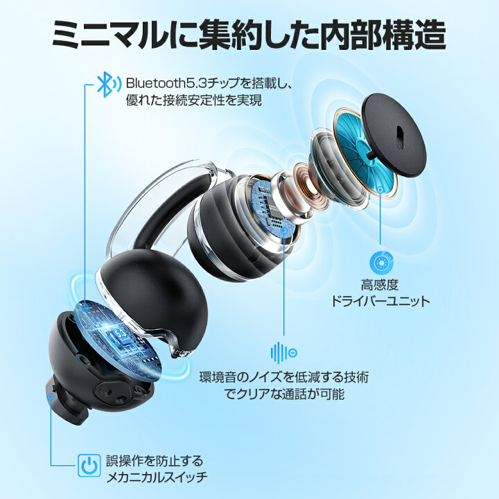楽天市場】【74%OFF&期間限定SALEで2,580円】 ワイヤレスイヤホン 骨 