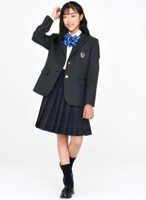 KURI-ORI★クリオリ洗えるウール・サイクロンマジック女子用スタイリッシュジャケット軽量ストレッチブレザーグレーKRJK-CYG1ふくよかサイズST・MT・LT・LLT【日本製】【送料無料】【式服】【学生フォーマル】【私服校の通学に!】