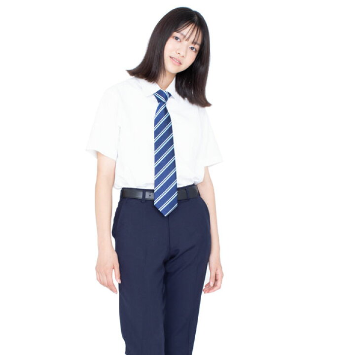 楽天市場】女子用夏制服スラックス 紺無地 ノータック【標準紺】【日本 