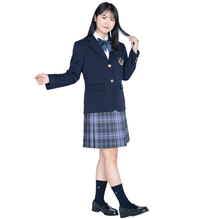 楽天市場】女子用制服ブレザー紺・軽量ストレッチ・ウォッシャブル S 