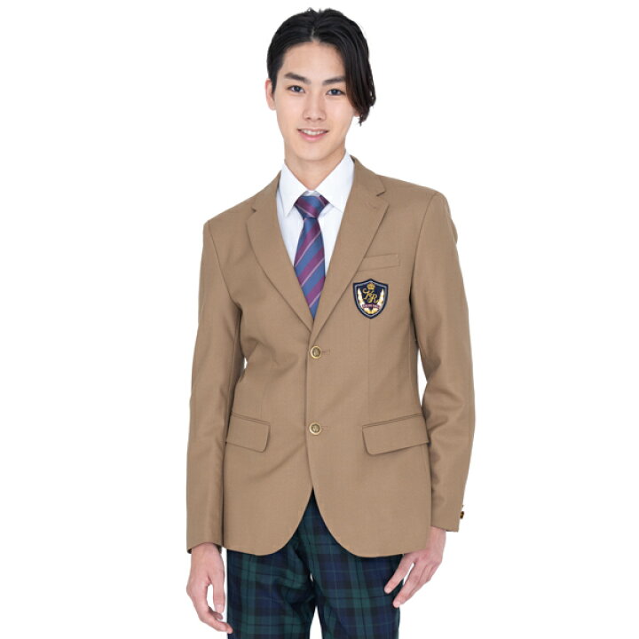 楽天市場】男子用制服ブレザー・キャメル ウォッシャブル サイズS・M 