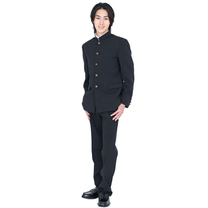 楽天市場】【学生服上下セットでお得】サマー学ラン 黒・高機能1年中着 