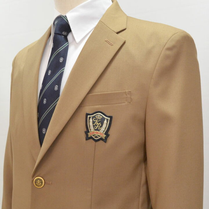 楽天市場】男子用制服ブレザー・キャメル サイズS・M・L・LL 