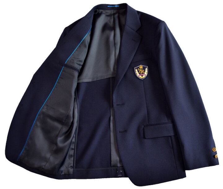 楽天市場】男子用制服ブレザー紺・ウォッシャブル・軽量ストレッチ 