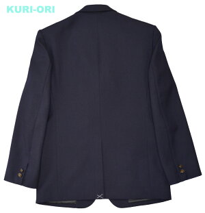 【SALE!!50%OFF!】【送料無料】【日本製】KURI-ORI★クリオリNIKKE素材本格制服仕様ウール100%男子用ジャケットKRBJKO-N紺金モールエンブレム付きサイズEL・細身サイズCS・CL【セール】制服ブレザー紺ブレ