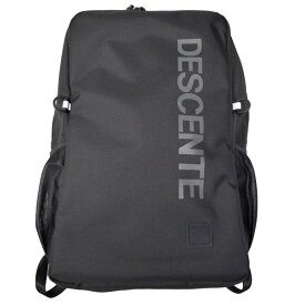 【DESCENTE】デサントスクールスクエアDパックTKD50229・PC・タブレット収納L黒×ロゴ入・ポケット多数【スクールリュック】【男女兼用】【通学リュック】【スクバ】