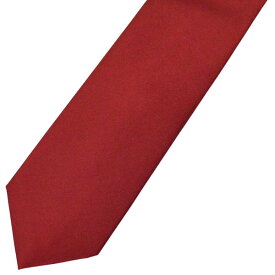 スクールネクタイ　制服ネクタイ　エンジ無地　KURI-ORI【クリオリ】【日本製】【男女兼用】KRN925自分で結ぶレギュラータイエンジのネクタイ　赤いネクタイ　通学 学生フォーマル 面接 正装 式服　入学式 卒業式