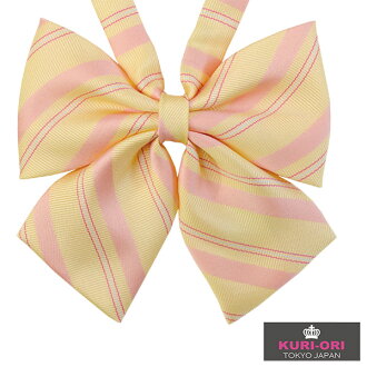 kuri-ori的原创学院风蝴蝶结 krr70 彩色粉笔黄色