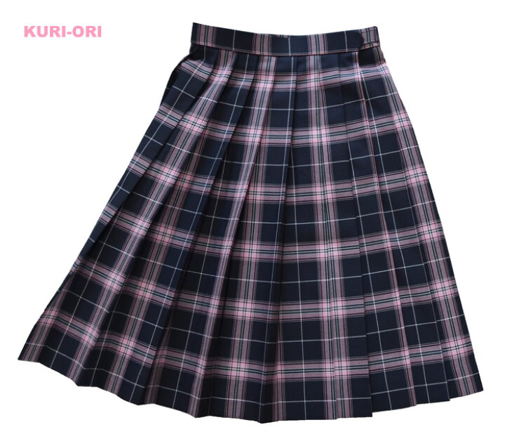 楽天市場】冬制服スカート 紺ピンクタータンチェック ウエスト60-90cm 